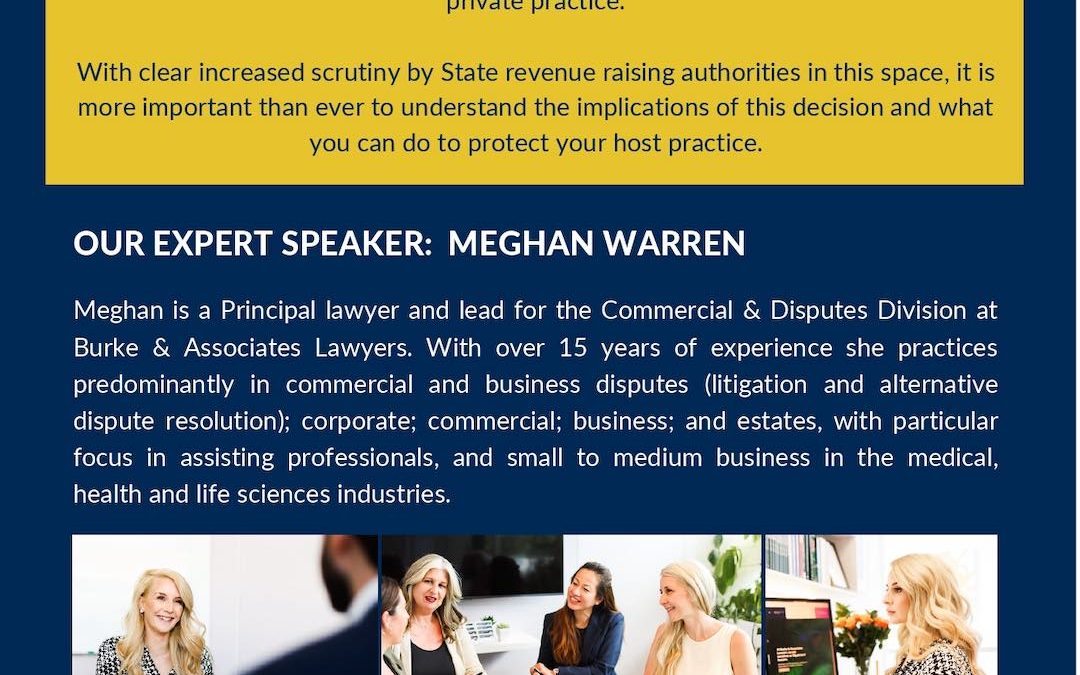 WEBINAR ON RECENT PAYROLL TAX DECISION